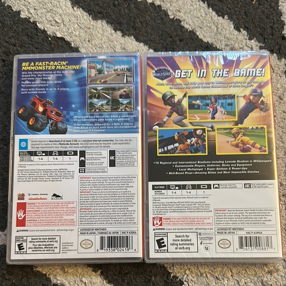 Nickelodeon Blaze Axle City Racers/Little League World Series- Nintendo Switch - Picture 2 of 2